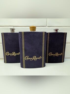 New Crown Royal stainless flasks
